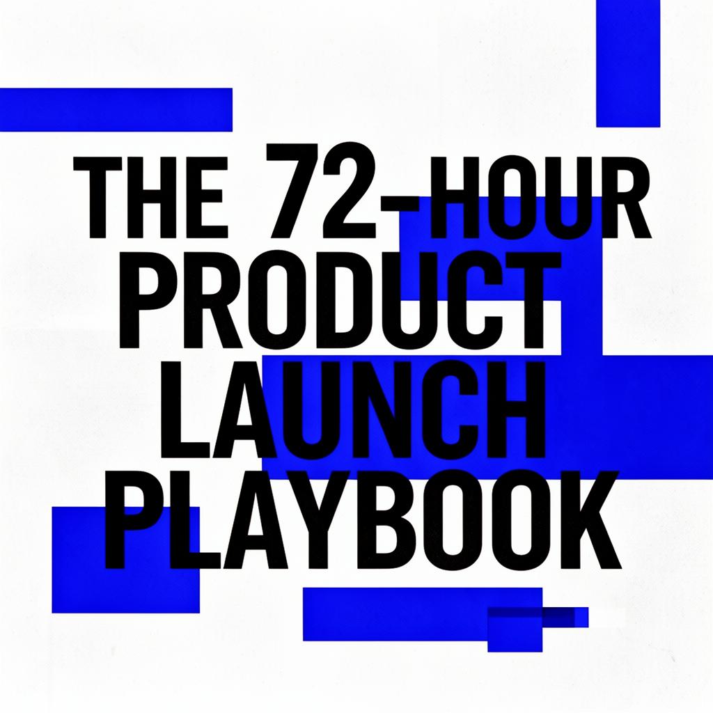 THE 72-HOUR PRODUCT LAUNCH PLAYBOOK